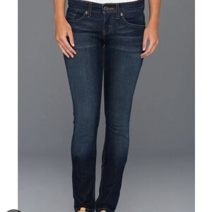 Levi's 524 Skinny Dark Blue Womens Jeans Size 7